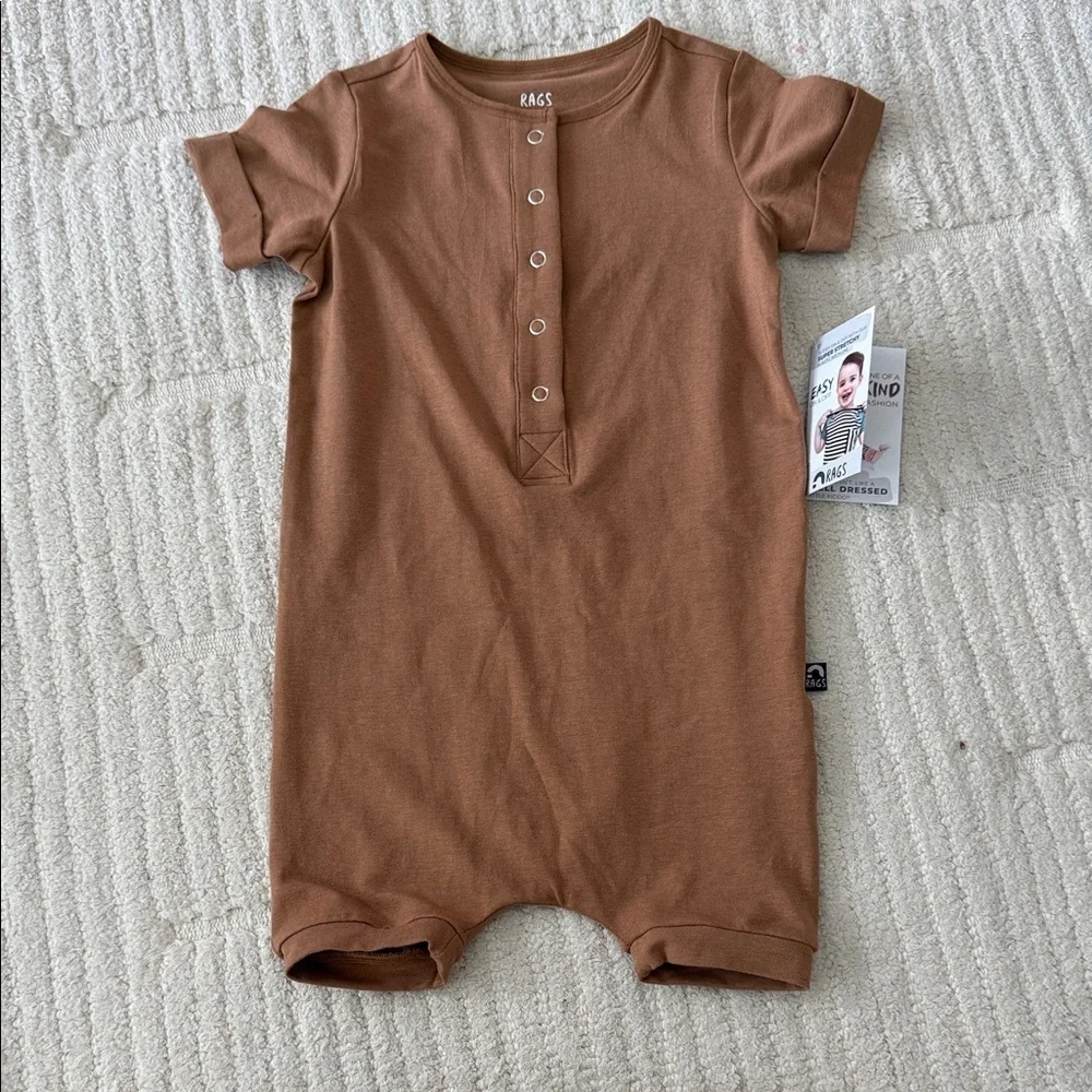 RAGS Brown Kids One Piece